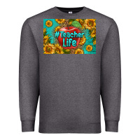 Charcoal Heather teacher life skinny metal can holder Premium Sweatshirt - HRA Design Shop