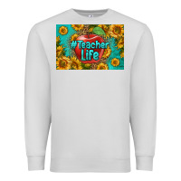 Dove Grey teacher life skinny metal can holder Premium Sweatshirt - HRA Design Shop