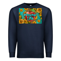 Navy teacher life skinny metal can holder Premium Sweatshirt - HRA Design Shop