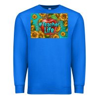 True Royal teacher life skinny metal can holder Premium Sweatshirt - HRA Design Shop