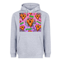 Heather Grey halloween Heavyweight Hoodie - texasbilliewilder