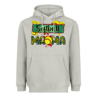 Moon Dust softball mama with leopard Heavyweight Hoodie - Zillion Design Studio