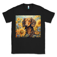 Black dachshund Classic Tee - Unal Design