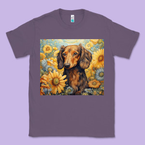 Dachshund Classic Tee Designed By Unal Design