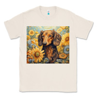 Natural dachshund Classic Tee - Unal Design
