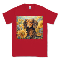 Red dachshund Classic Tee - Unal Design