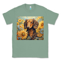 Sage dachshund Classic Tee - Unal Design