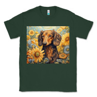 Sports Green dachshund Classic Tee - Unal Design