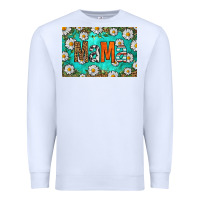 White western daisy mama skinny metal can holder Premium Sweatshirt - HRA Design Shop