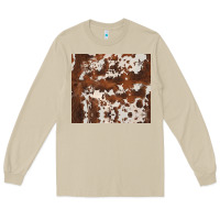Mushroom brown cowhide Long Sleeve Tee - BarkalooDesign