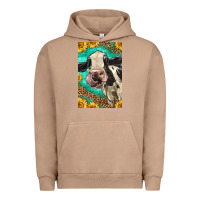 Pigment Burro Western Holstein Cow Urban Hoodie - LillyAllenDesigns