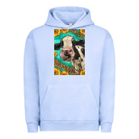 Pigment Grape Ice Western Holstein Cow Urban Hoodie - LillyAllenDesigns