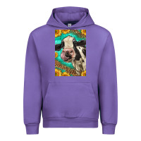 Tulip Western Holstein Cow Urban Hoodie - LillyAllenDesigns