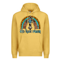 Antique Gold he has risen rainbow Premium Hoodie - AdoDesignShop