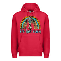 Cardinal he has risen rainbow Premium Hoodie - AdoDesignShop