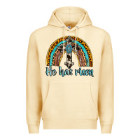 Pina Colada he has risen rainbow Premium Hoodie - AdoDesignShop