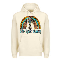Sandshell he has risen rainbow Premium Hoodie - AdoDesignShop