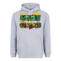 Softball Granny With Leopard Heavyweight Hoodie | Teevron