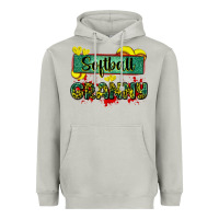 Moon Dust softball granny with leopard Heavyweight Hoodie - Zillion Design Studio