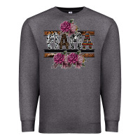Charcoal Heather mama Premium Sweatshirt - SublimationCraftShop