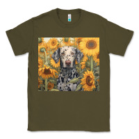 Army Green dalmatian Classic Tee - Unal Design