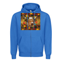 True Royal Christmas cow Zipper Hoodie - RanaPortraitStore