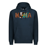 Navy mama holstein cow Premium Hoodie - Artiststas