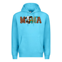 Ocean Blue mama holstein cow Premium Hoodie - Artiststas