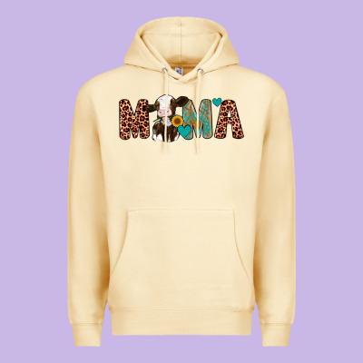 Mama Holstein Cow Premium Hoodie Designed By Artiststas