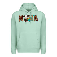 Seafoam mama holstein cow Premium Hoodie - Artiststas