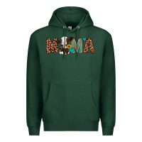 Sports Green mama holstein cow Premium Hoodie - Artiststas