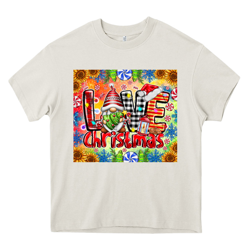 Love Christmas Gnome Heavy Core Tee by CowhideDigitalArt | Teevron
