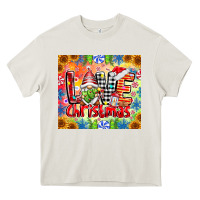 Cream Love Christmas gnome Heavy Core Tee - CowhideDigitalArt