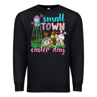 Black Small Town Easter Day Premium Sweatshirt - Neo Western