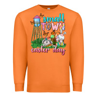 Carrot Small Town Easter Day Premium Sweatshirt - Neo Western
