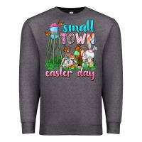Charcoal Heather Small Town Easter Day Premium Sweatshirt - Neo Western