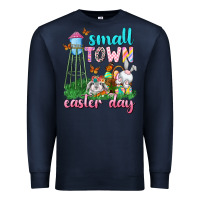 Navy Small Town Easter Day Premium Sweatshirt - Neo Western