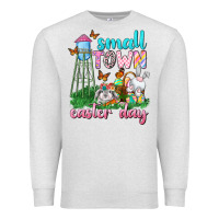 Oatmeal Heather Small Town Easter Day Premium Sweatshirt - Neo Western