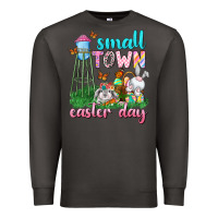Smoke Small Town Easter Day Premium Sweatshirt - Neo Western