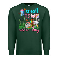 Sports Green Small Town Easter Day Premium Sweatshirt - Neo Western