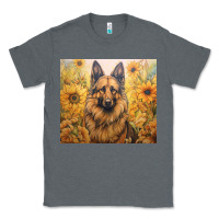 Charcoal Heather german shepherd Classic Tee - Unal Design