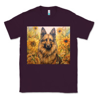 Plum german shepherd Classic Tee - Unal Design