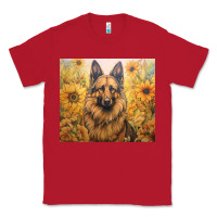 Red german shepherd Classic Tee - Unal Design