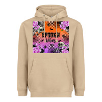 Mushroom spooky vibes Heavyweight Hoodie - texasbilliewilder