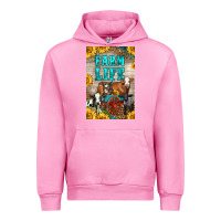 Fuchsia Pink Western Farm Life Urban Hoodie - LillyAllenDesigns