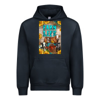 Navy Western Farm Life Urban Hoodie - LillyAllenDesigns