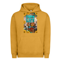 Pigment Peanut Butter Western Farm Life Urban Hoodie - LillyAllenDesigns