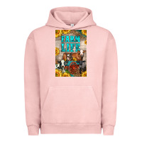 Pigment Salmon Western Farm Life Urban Hoodie - LillyAllenDesigns