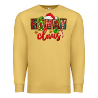 Antique Gold christmas honey claus Premium Sweatshirt - FaDigitalArtStudio