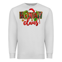 Dove Grey christmas honey claus Premium Sweatshirt - FaDigitalArtStudio